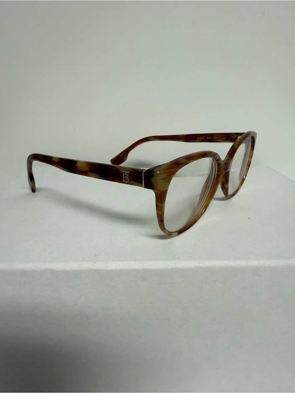 Burberry BE2332 3915 Spotted Brown Eyeglass Frames 52-17-140 Made in Italy